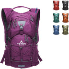 Teton Oasis/Trailrunner Hydration Backpack – Lightweight Water Pack with 2L/3L Bladder for Hiking, Running, Cycling, Biking 18L/22L Sizes – Sewn-in Rain Cover – Fits Men and Women