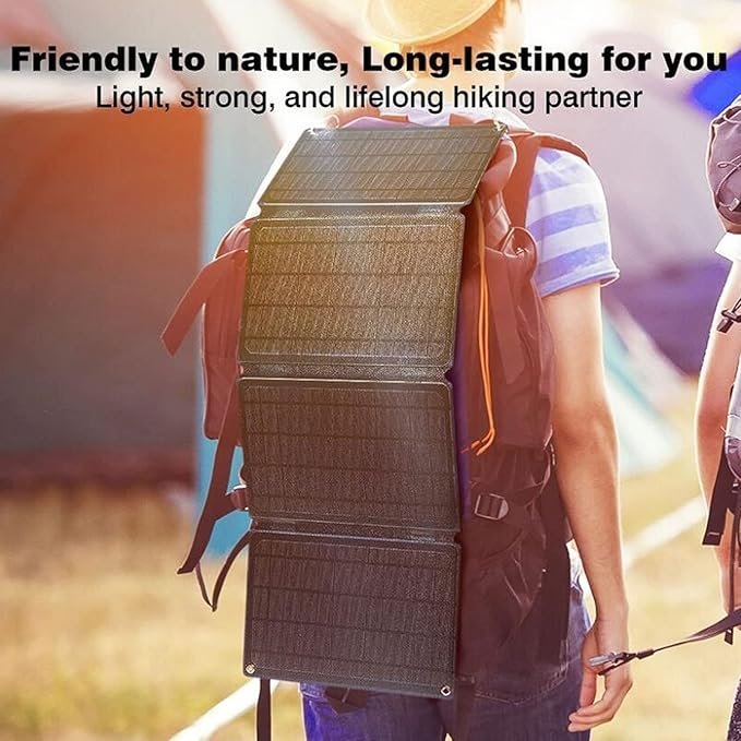 Omabeta Solar Panel Charger Durable High Efficiency for Mobile Phones Ships Lightweight Portable 10.63 X 29.06in