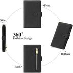 RFID Blocking Passport Wallet Cover Case Travel Document Organizer for Women and Men,Travel Wallet for Credit Card
