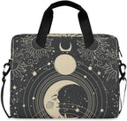 Goth Astrology Tarot Laptop Case 15.6 inch Computer Bag Waterproof Laptop Briefcase Laptop Bag for Women & Men