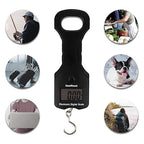 Portable Electronic Luggage Scale 30kg Digital Fishing Hook Weighing Scale with Large Display Screen for Travel and Outdoor Use
