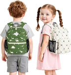 STEAMEDBUN Corduroy Toddler Backpack for Girls Boys 2-4, Kids Preschool Backpack for Kindergarten - Bow