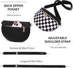Eslcorri Small Crossbody Sling Bag for Women Trendy - Fanny Packs Leather Chest Belt Bum Bag Anti Theft Purse for Travel