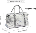 ESVAN Travel Tote Duffel Gym Bag,Weekender Overnight Carry-on Tote Crossbody Bag with Wet Pocket and Trolley Sleeve Upgraded