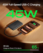 Baseus 100W USB Cable & Qi2.2 25W Magsafe Portable Charger Power Bank 10000mAh 45W