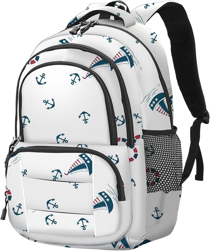 rickyh style School Backpack Travel Bag for Men & Women Lightweight College Back Pack with Laptop Compartmen