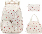 MOONBABY Girls Backpack, Kids Backpack for Girls, School bag for Primary Elementary Teenage, Middle School Students Bookbag