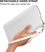 Travel Document Organizer - RFID Passport Wallet Case Family Holder Id Wristlet