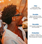 Earasers 31dB Noise Reducing Earplugs - Medium