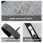 DSYSC Travel Toiletry Bag for Women Men, Small Makeup Bag, Water-Resistant Cosmetic Bag, Cosmetic Pouch, Traveling Dopp Kit, Travel Essentials Accessories (Black)
