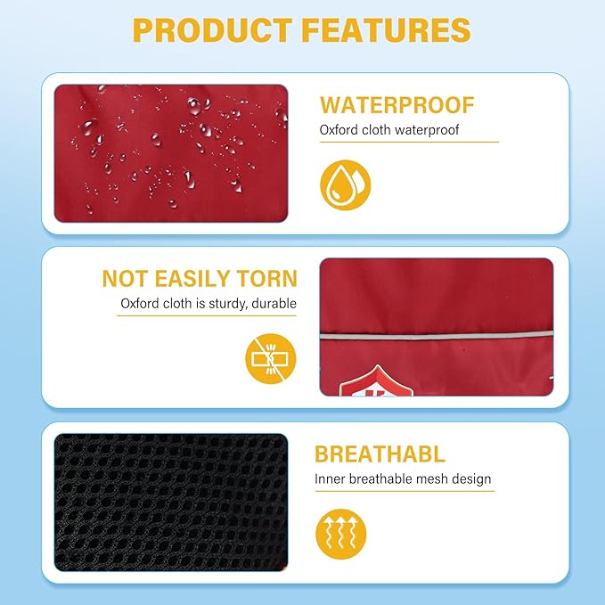 Automatic Inflatable Belt Pack Water Sports Jacket Waist Belt PFD for SUP Paddleboarding Fishing Boating Kayaking（fit 80-330 lbs） (Red)