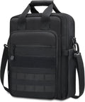 Jetviivid Tactical Messenger Bag for Men, 13''-14'' Laptop Shoulder Bag, Vertical Crossbody Bag Computer Work Sling Bag for 12.9'' Tablet Carrying Case MOLLE Briefcase