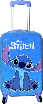 Fast Forward Kids Licensed Hard-Side 21" Spinner Luggage Lightweight Carry-on Suitcase Stitch I