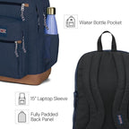 JanSport Cool Backpack with 15-inch Laptop Sleeve, Large Computer Bag Rucksack with 2 Compartments, Ergonomic Straps, Lavender Ash