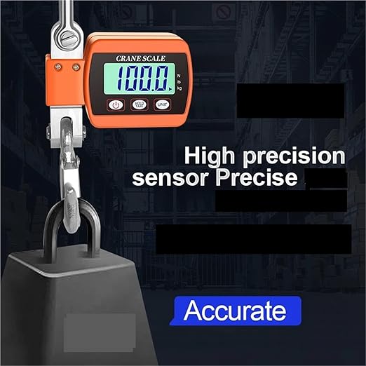 1100lb/500Kg Mini Handheld Digital Hanging Scale for Luggage & Fishing