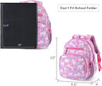 mibasies Toddler Backpack for Girls 2-4: Cute Kids Backpacks for Girls - Preschool Kindergarten Backpack - Flower Cat