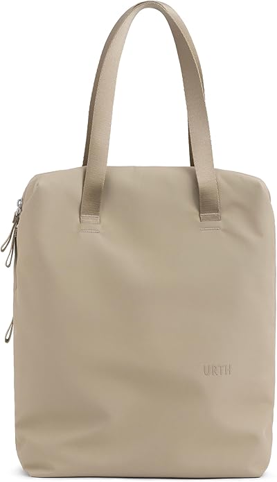 Urth Arkose 18L Utility Tote Bag - Water Resistant, Recycled, 13 Inch Laptop Tech Tote Bag with 9 Exterior & Interior Pockets