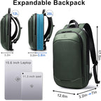Slim Laptop Backpack for Men,Waterproof Expandable High Tech Business Work Backpack for Men and Women15.6 Inch Lightweight Anti-theft Travel Backpack Durable College Casual Daypack Computer Laptop Bag