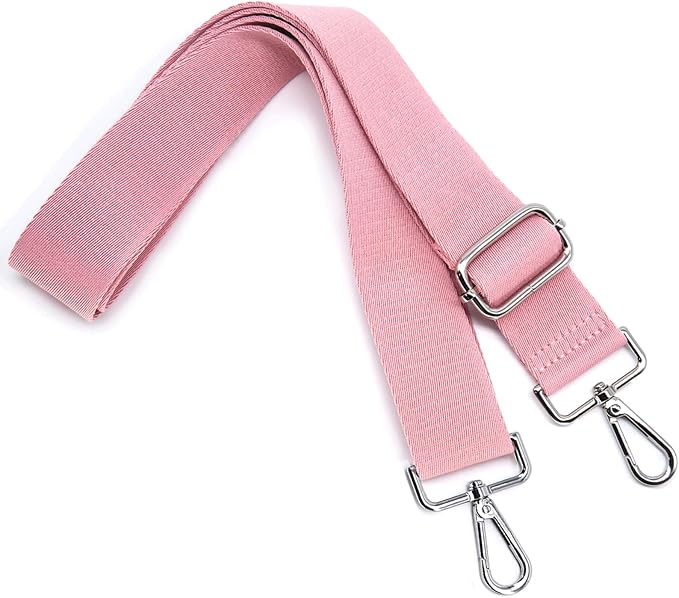 S&loyoe Thickened Solid Color Purse Straps Replacement Crossbody Bag Strap Adjustable Wide Guitar Straps for Handbags 1.5inch