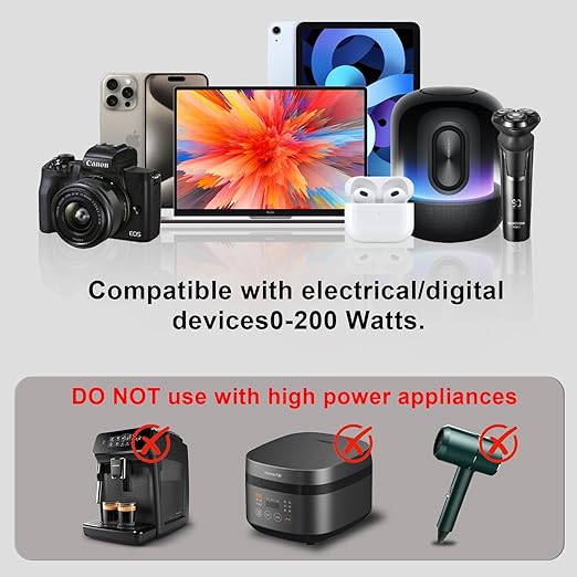 Yinleader 300W 110V to 220V Voltage Converter Step Up Transformer Power Converter for use in the US for European and Asian Household 220V/230V/240V appliances (VTUS-300)