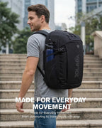 Tolaccea Travel Laptop Backpack 32L, TSA Friendly Flight Approved Computer Work Business Bag, Water-resistant Carry on Luggage, Durable Casual Daypack College Rucksack for Men Women