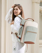 LOVEVOOK 40L Large Travel Backpack for Women, Carry on Backpack Airline Approved, Waterproof Travel Essentials fits 18" Laptop, TSA Personal Item Travels Bag Sports Backpack with 3 Packing Cubes