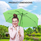 Compact Travel Umbrella with Case - Mini Umbrella for Purse, Small Lightweight &Tiny Design Perfect for Parasol Outdoor Sun&Rain Umbrellas