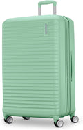 American Tourister Stratum 3.0 Large 28-Inch Spinner, Airline Approved, Durable Hardside Luggage, Expands 1.5", RightHeight™ Adjustable Handle, Surrel Green