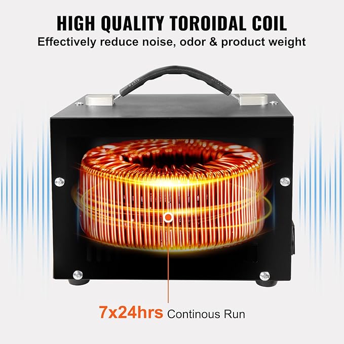VEVOR Voltage Converter Transformer, 2000W, Heavy Duty Step Up/Down Transformer, Convert from 110 Volt to 220 Volt and from 220 Volt to 110 Volt, with US Outlet EU Outlet 5V USB Port, CE Certified