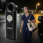 Personal Safety Alarm by Silent Beacon – 135dB Siren, Flashing Light, Pull & Vibration Activation, USB-C Rechargeable Keychain, Panic Button for Women, Seniors, Students, Lone Workers, and Travelers