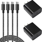 45W Samsung Super Fast Charger Block, 2Pack Type C Fast Charging Block with 3FT USB C Charger Cable(TPE Cable Not Nylon Braided) Compatible with Galaxy S24 S23 S22 S21 Ultra/S20 Ultra/Note 20 Ultra