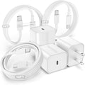 Fast Charger for iPhone 17 16 15 Charger Fast Charging 3Pack, 6+6+10ft USBC to USBC Cable Cord &20W Type C Block for iPhone 17/17 Air/17 Pro Max/17 Pro/16 15 Pro Max/Pro/Plus,iPad Pro/Air/Mini