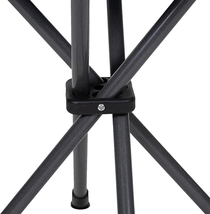 Stansport Apex Fold-Up Stool (G-140) - Black/Grey, Portable and Lightweight Stool for Camping, Fishing, Hiking, Backpacking and More - 300 lbs weight capacity