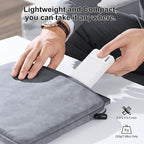 AsperX 2 Pack 10000mAh Portable Charger,USB C Fast Charging Power Bank Input & Output,Travel External Battery Pack Compatible with iPhone Samsung Android Phones,Heated Vest,Black and White