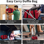 Apenze Small Gym Bag 14 inch lightweight Carry On Mini Duffel Bag for Travel Sport - Red
