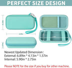 casmilee Case for Anker Magnetic Battery 10,000mAh Foldable Wireless Portable Charger, 633/622/621/321 5,000mAh Power Bank (MagGo) Holder, Storage for Baseus Power Delivery -Case Only (Green, Medium)