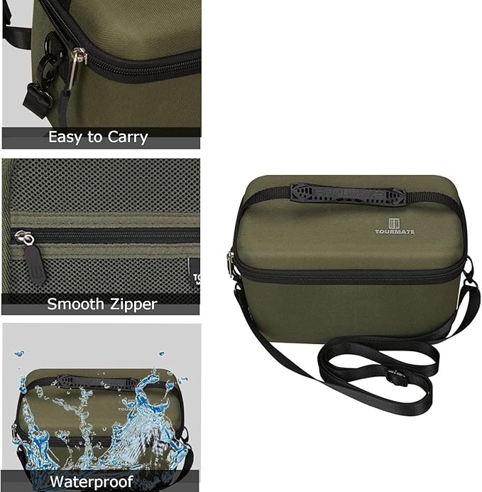 Tourmate Hard Storage Case for Anker PowerCore Reserve 192Wh Power Bank 60,000mAh LiFePO4 Portable Charger 60W Portable Power, Case Only (Army Green)