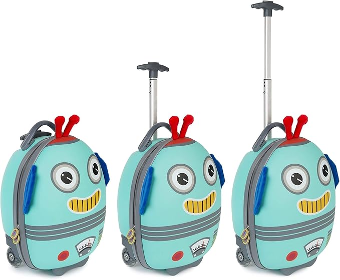 boppi - Children's Suitcase - Tiny Trekker Children's Trolley Suitcase - Boys & Girls Suitcase - Suitable as Cabin Luggage - 17 L