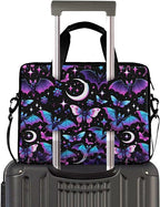 MNSRUU Laptop Bag for 15.6 inch Black Gothic Bats