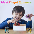 Gokeey Transformable Fidget Spinners for Kids and Adults Stress Relief Sensory Toys for Boys and Girls Fingertip Gyros for Kids Classroom Birthday Party Favors