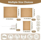 Ewen 3pcs Satin Drawstring Storage Pouch in Small Medium Large Sizes, Dustproof Packing Bag with Blank Tags for Closet Home Organization, Dark Brown Dustbags for Handbags Travel Essentials Shoes Purse