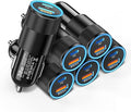 6 Pack USB C Car Charger, Ancekoy 38W Dual USB-C + USB-A Car Charger Adapter Fast Charge PD/QC 3.0 Cigarette Lighter Adapter USB Charger Plug for iPhone 17/16/15/14/13/12/11/Pro Max, iPad, Samsung