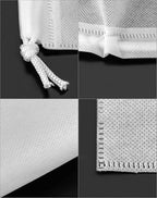 QWORK Drawstring Dust Covers, 12 Pcs Breathable Non-woven Fabric Large Cloth Storage Pouch String Bag for Handbags Purses Shoes
