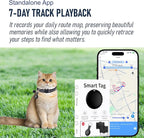 Car GPS Tracker for Vehicles - Hidden Tracking Devices for Cars, No SIM Card Required, Available for Android and iOS, Car Vehicle Tracking Device for Car, Wallet, Pet (Black)