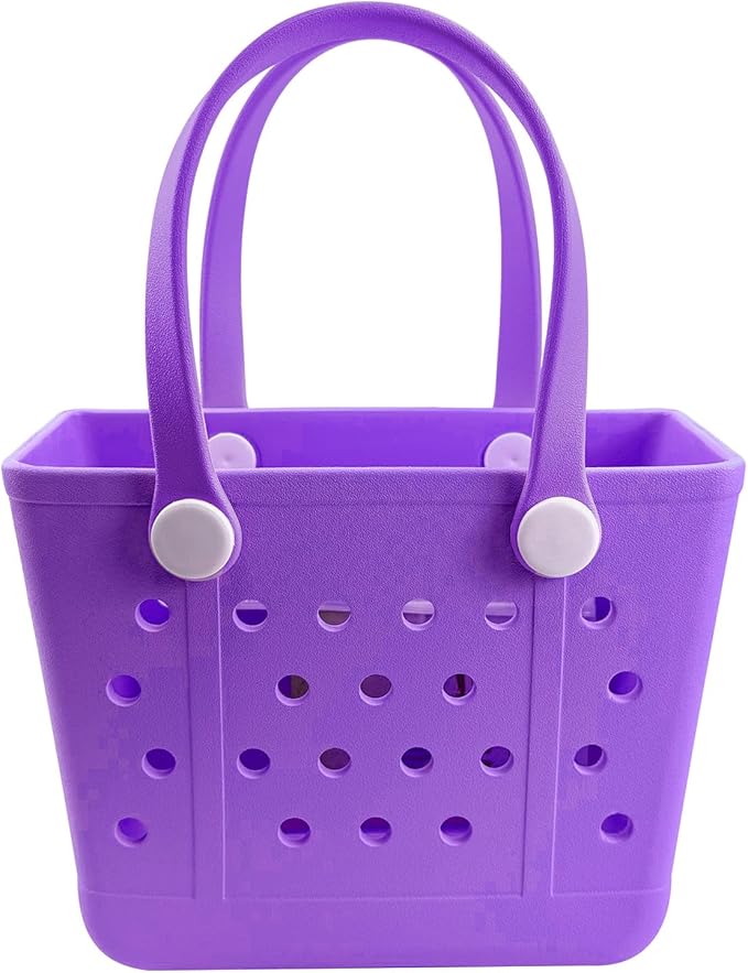 Lightweight Extra large Rubber Beach Bag Small mini Tote Bag for Gym Waterproof medium Open Handbag for Pool Sports