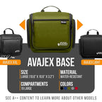 Travel Toiletry Bag for Men and Women - (10.6”x10.6”x3.2”) Large Hanging Toiletry Organizer - Waterproof Hygiene Bag with Metal XXL Swivel Hook, with Sturdy Zippers and 19 Compartments for Toiletries