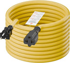 4 in1 NEMA 5-15P Extension Cord, Winxus 15FT NEMA 5-15P to 5-15R, 5-20R, 6-15R, 6-20R Adapter Cord, 15A to 20A AC Adapter Cable, 15Feet 3 Prong Extension Cords