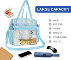 USPECLARE Clear Bag for Stadium Events,Transparent Bag for Work Sports Games Concerts Travel Gym