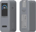 SIKAI CASE Silicone Case for Anker Prime Power Bank 9,600mAh 65W Raised Edges Design for AC Plug Integrated Dust Plug Precise Opening Compatible with Anker 65W Prime Power Bank Protective Case (Gray)