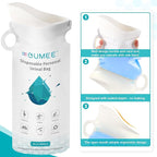 OUMEE 800ML Emergency Disposable Urinal Bags, 8/12/20/23/28 Pcs Camping Pee Bags Unisex Urine Bag Vomit Bag for Travel Traffic Jam Portable Toilet Bag for Men Women